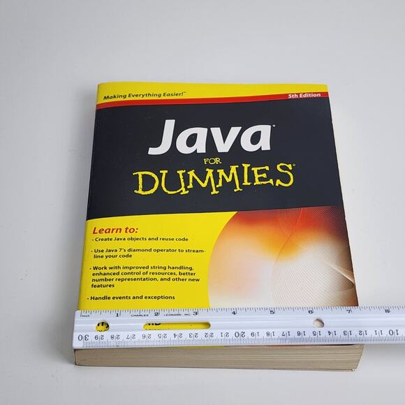 Java for Dummies by Barry A. Burd 5th Edition Java 7 Paperback Reference Book - Picture 7 of 7